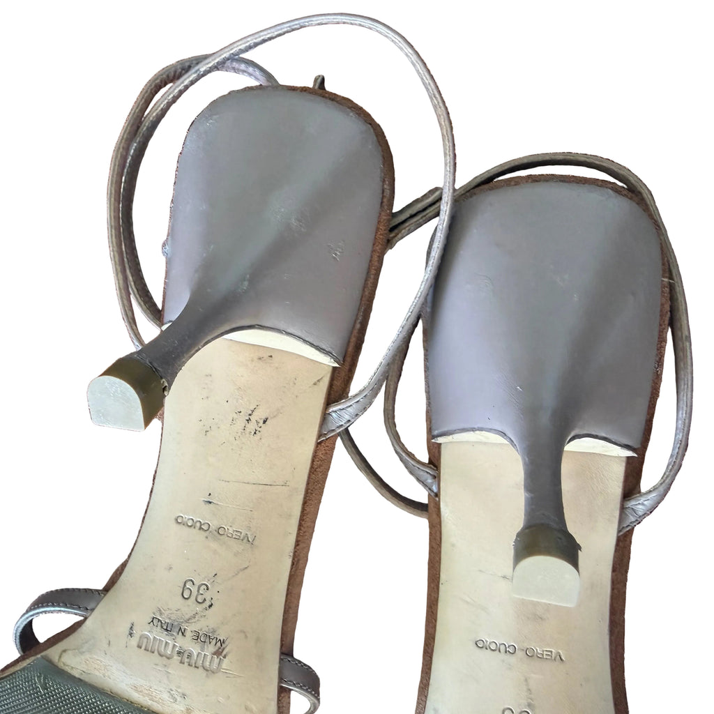 Miu Miu Floral Sandals – RARE Archive Piece | Early 2000s | Size 39