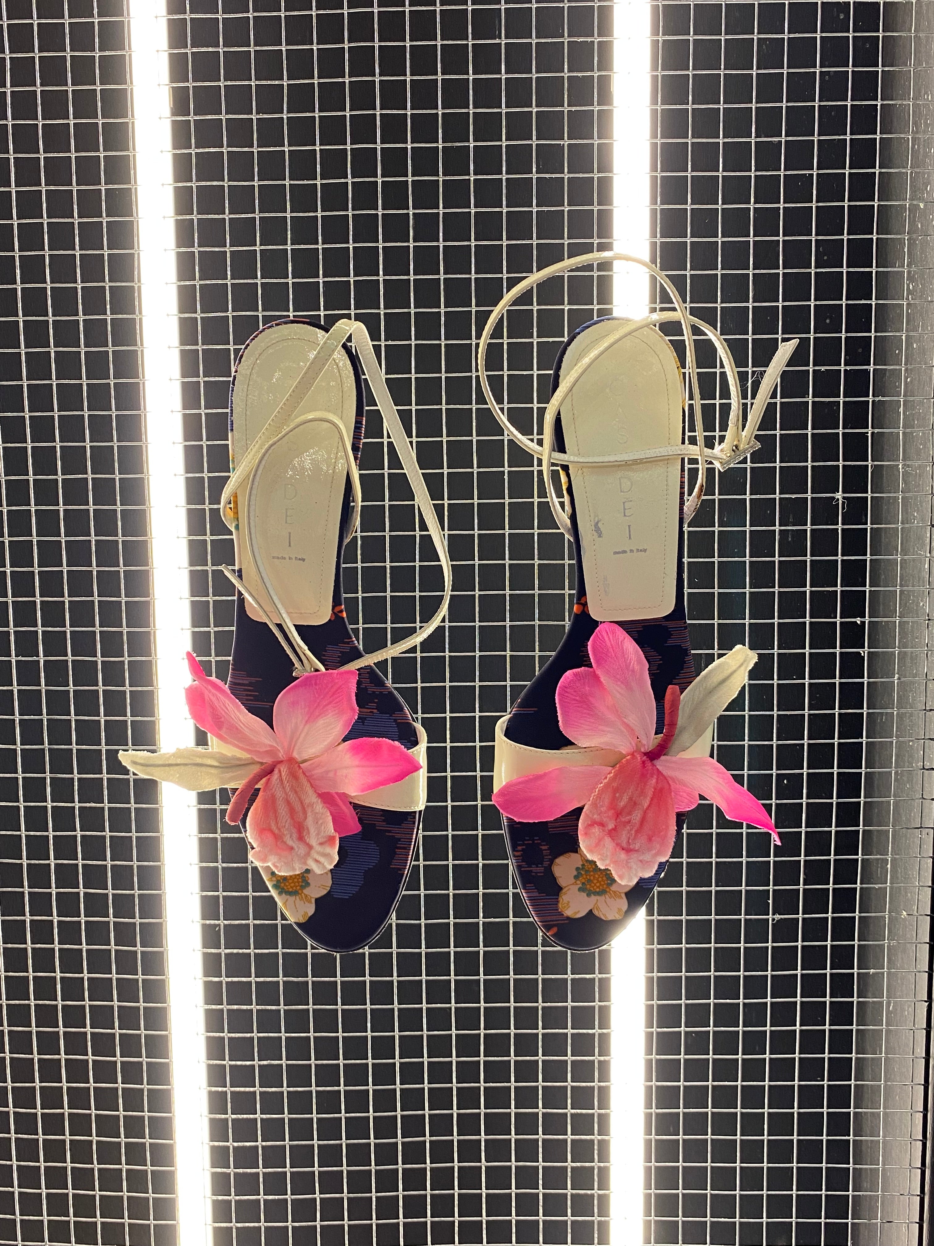 Sandali Casadei vintage flowers