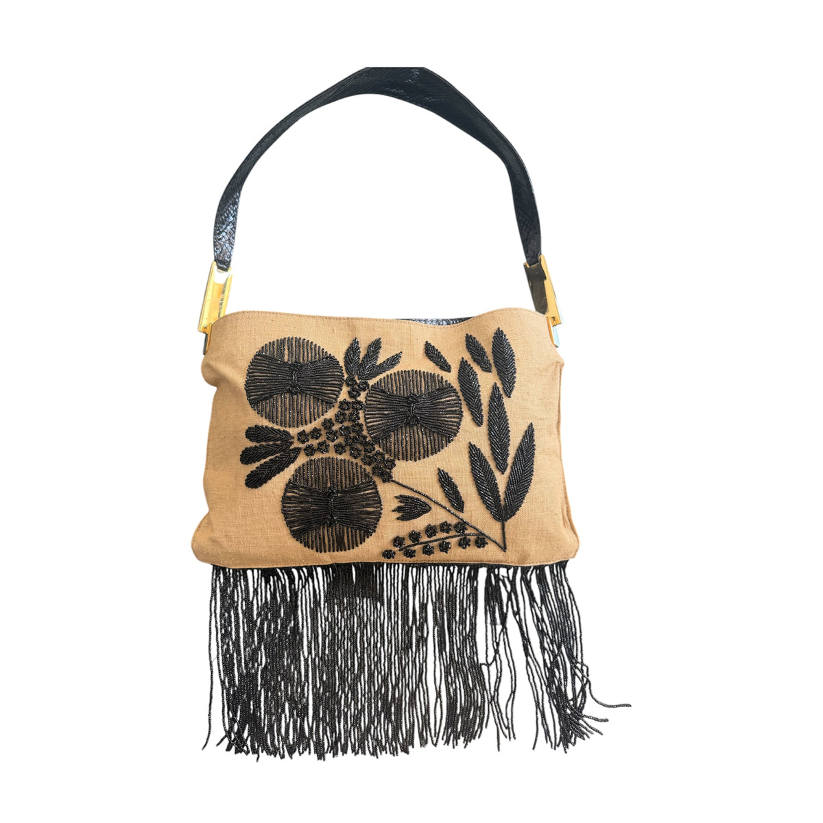 Rara Borsa Fendi Vintage ricamata