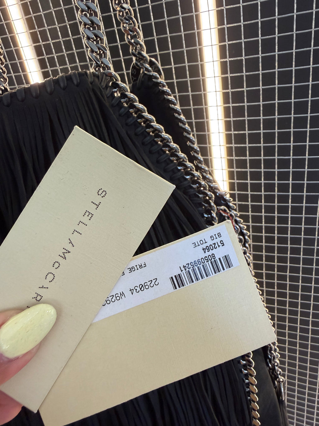 Stella McCartney Falabella Fringe Tote Large