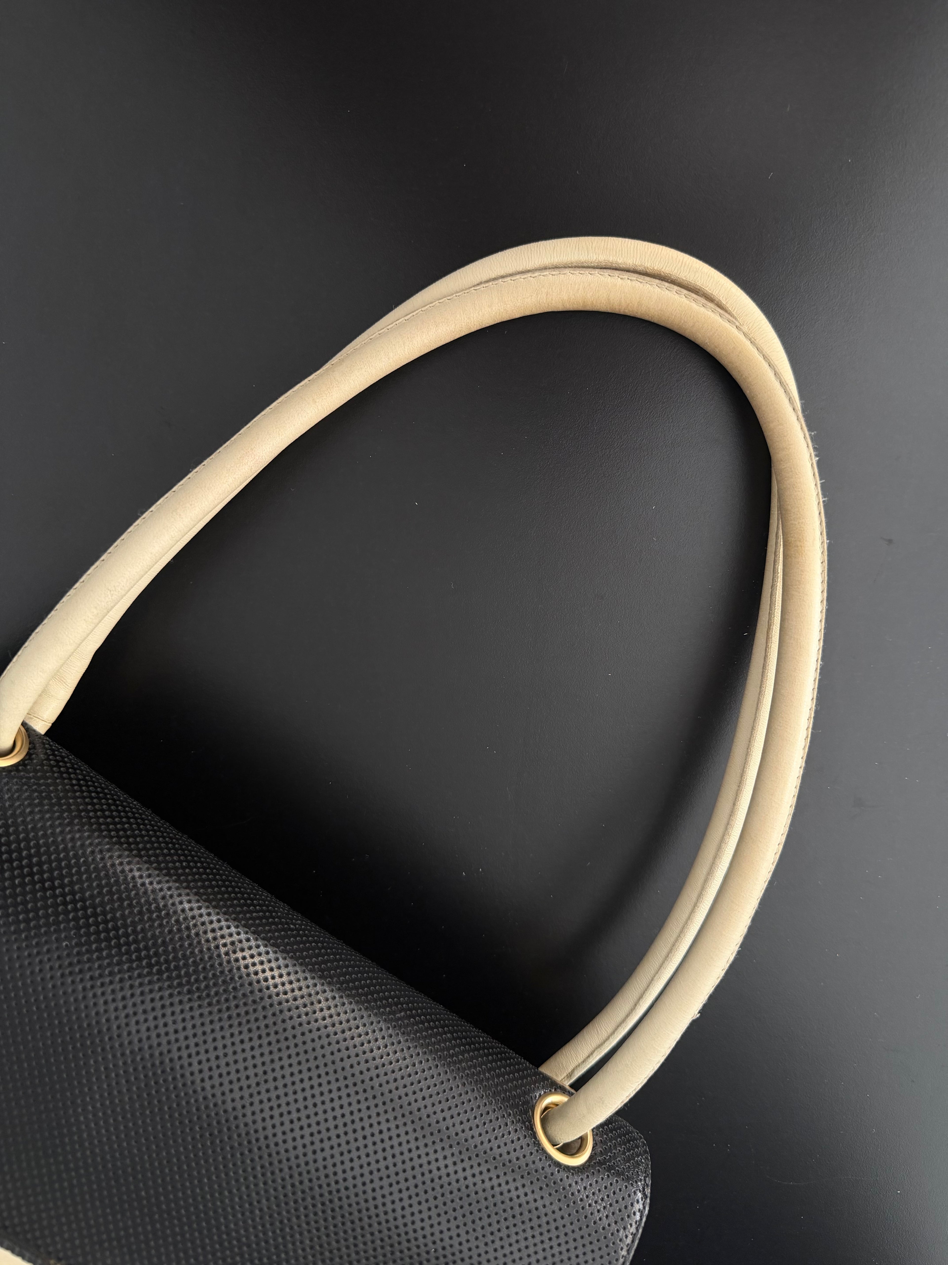 Chanel Vintage Timeless Shoulder Bag – Black & Ivory