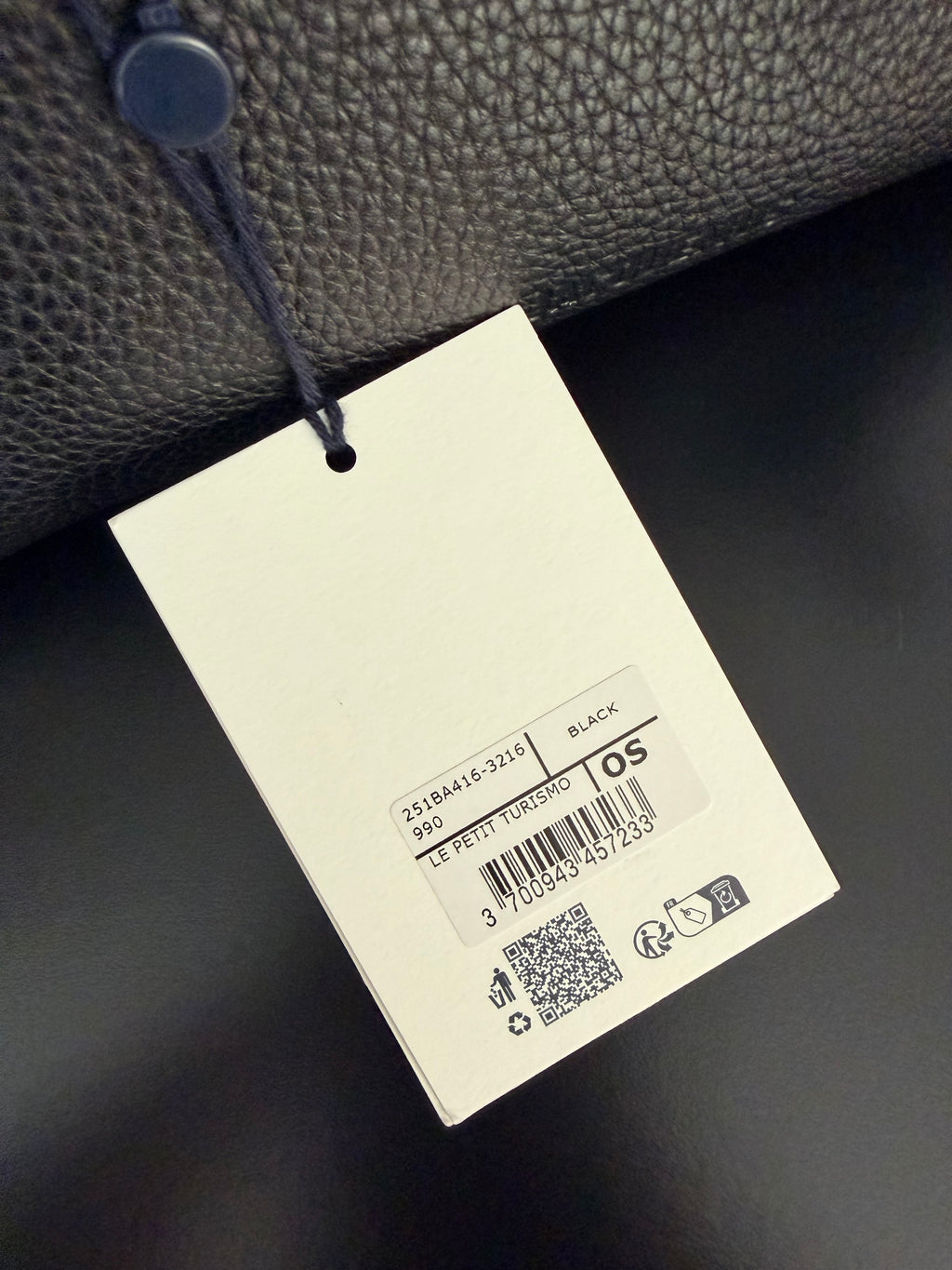 Jacquemus le petite turismo nera-nuova con cartellino