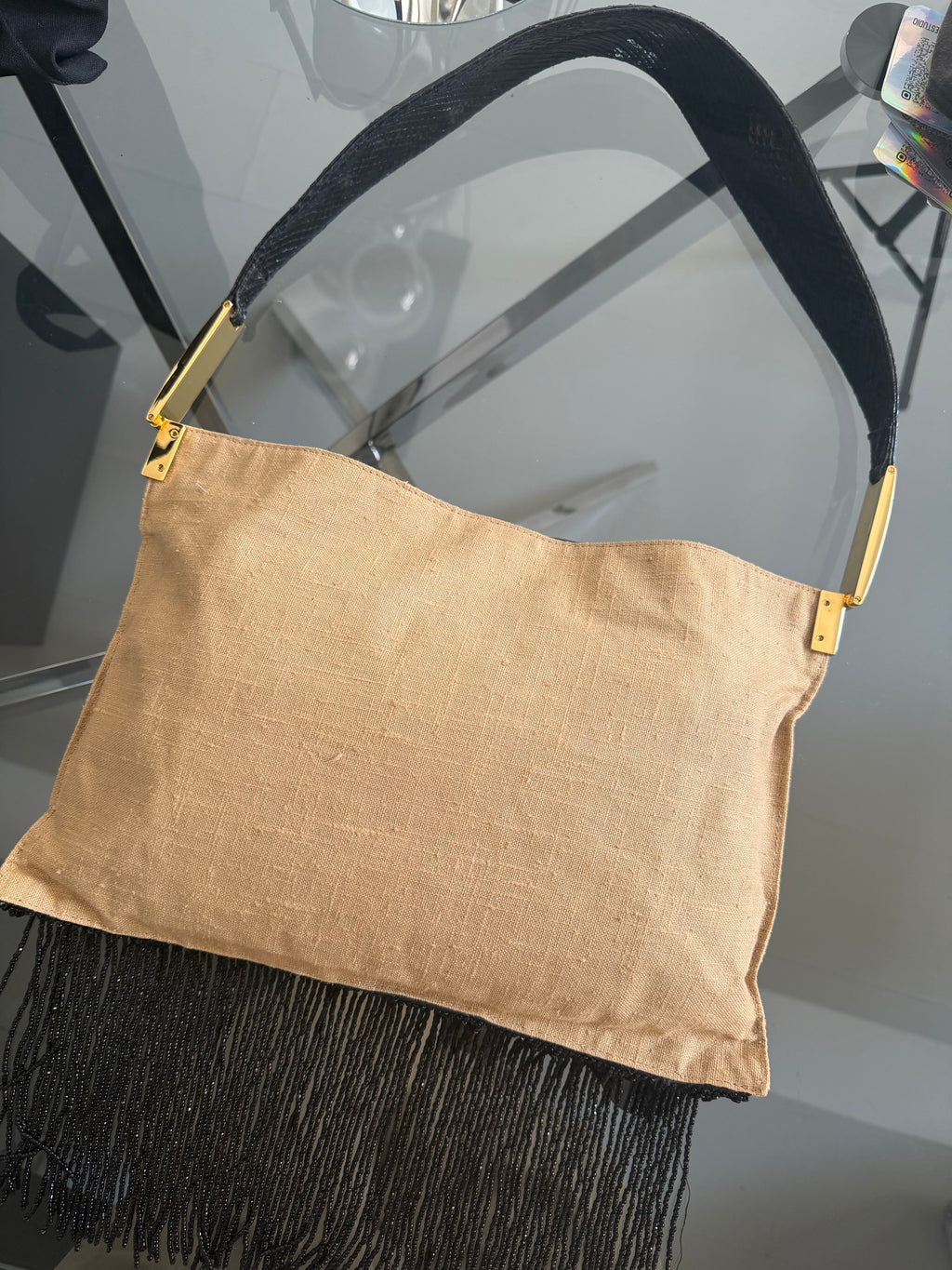 Rara Borsa Fendi Vintage ricamata