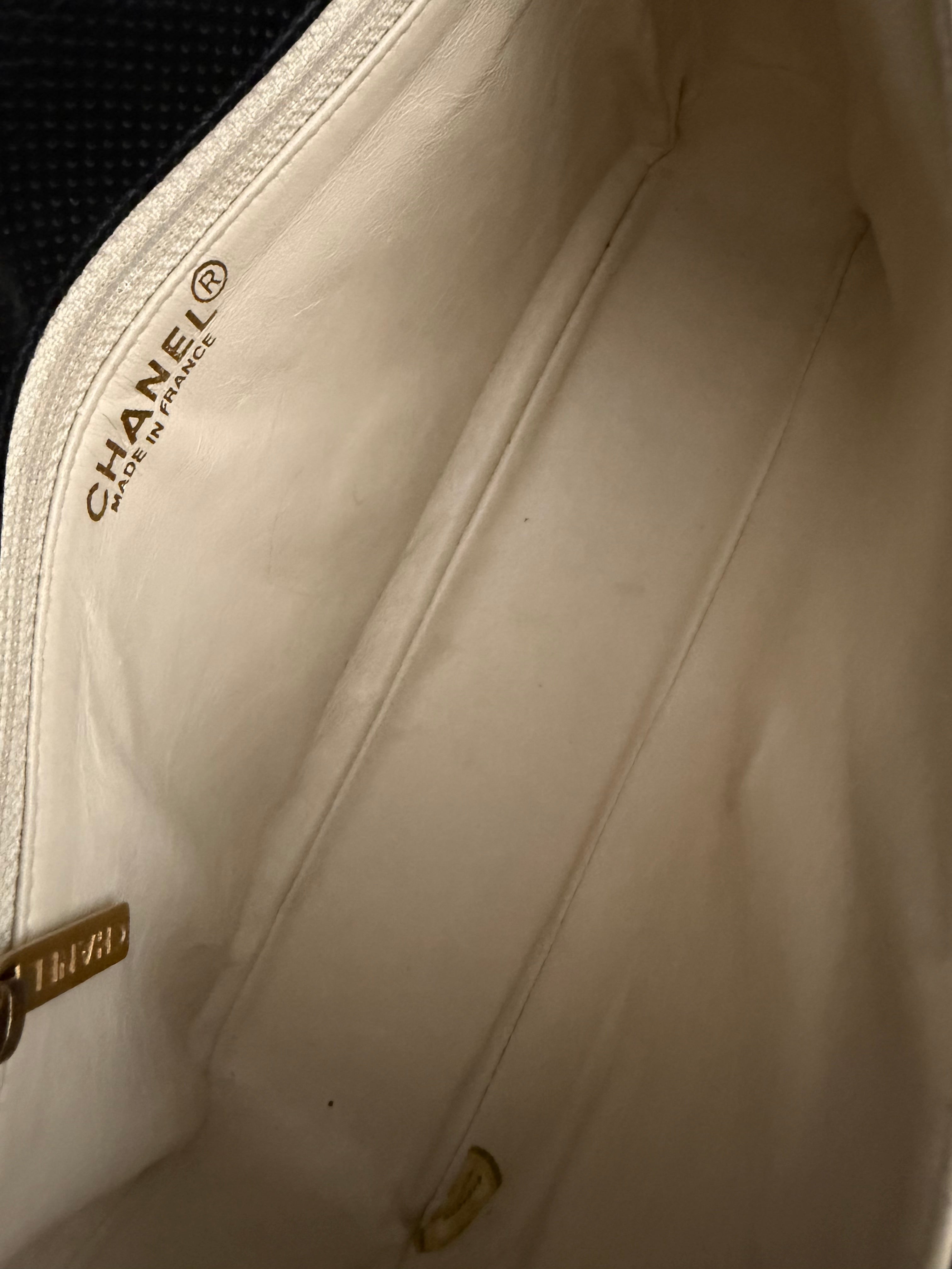 Chanel Vintage Timeless Shoulder Bag – Black & Ivory