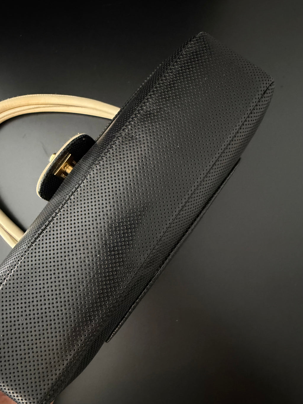 Chanel Vintage Timeless Shoulder Bag – Black & Ivory