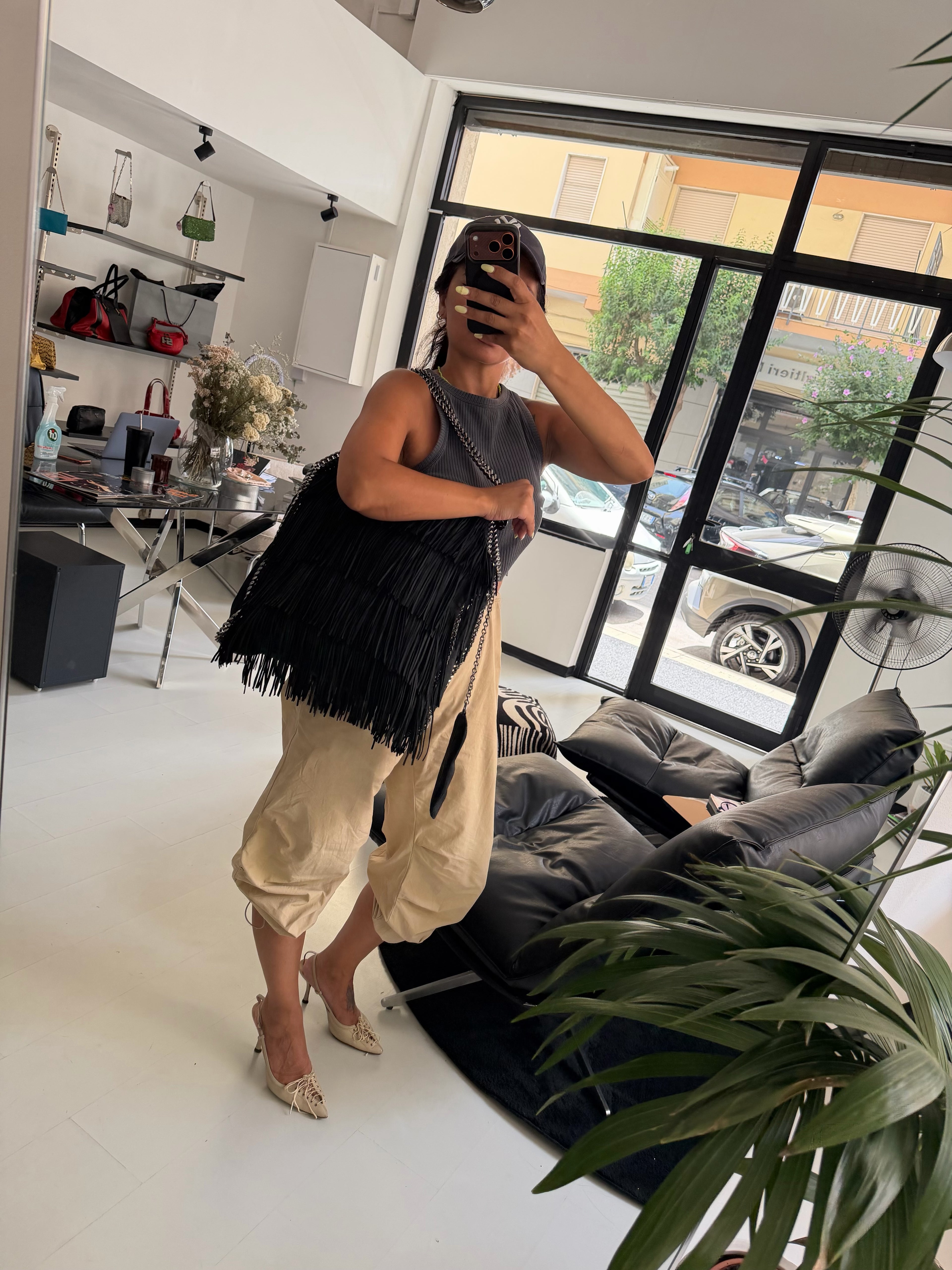 Stella McCartney Falabella Fringe Tote Large