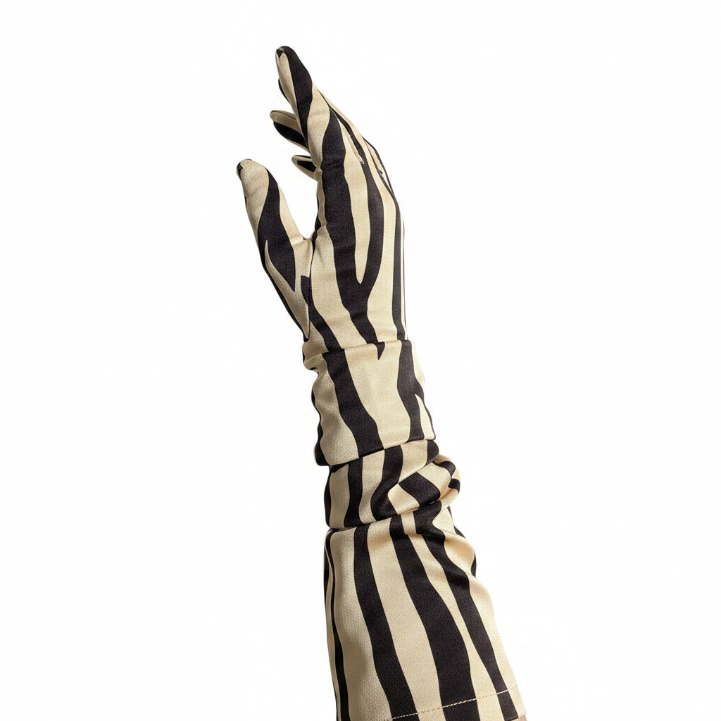 Gucci Guanti Animalier in seta