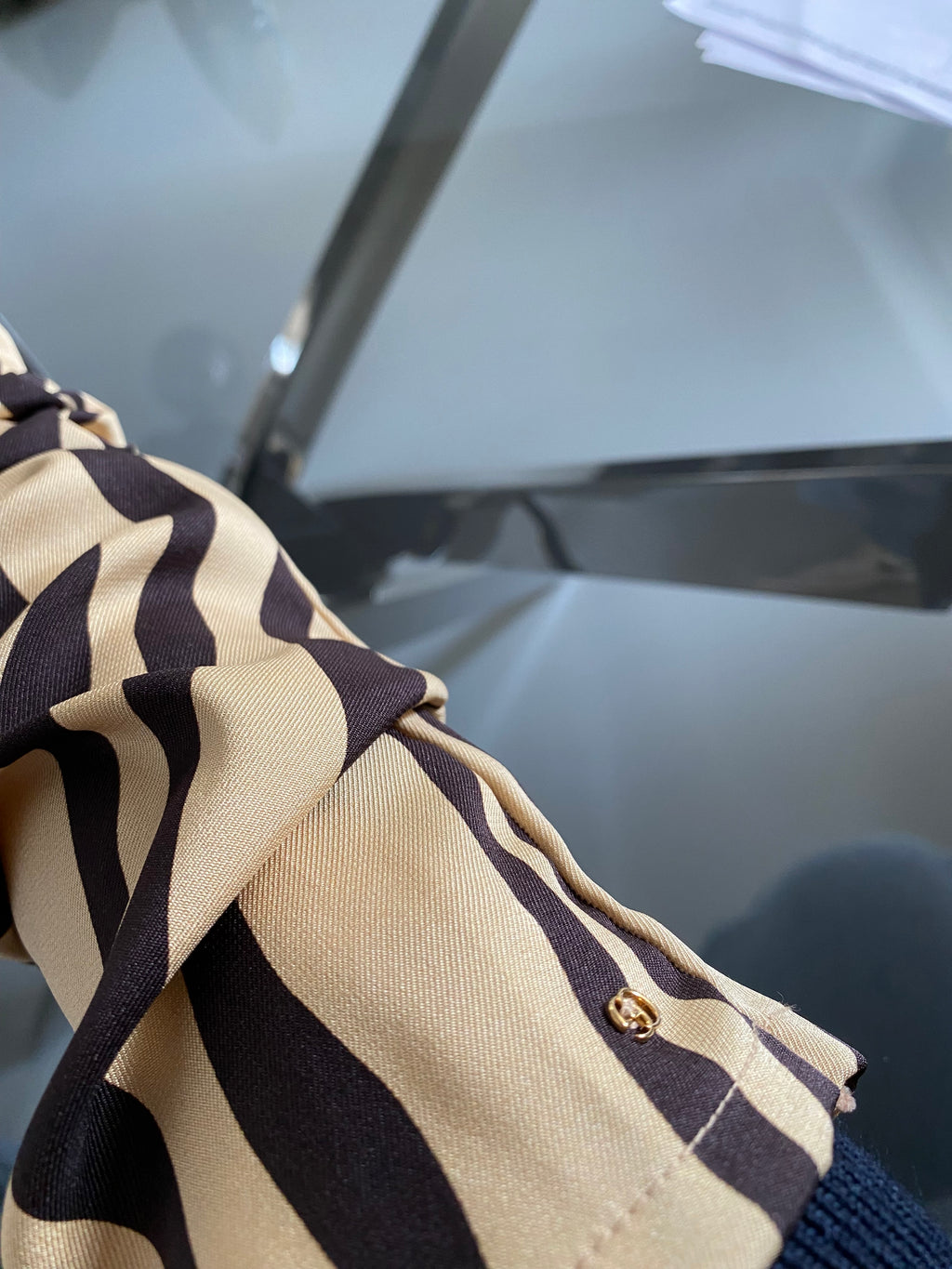 Gucci Guanti Animalier in seta