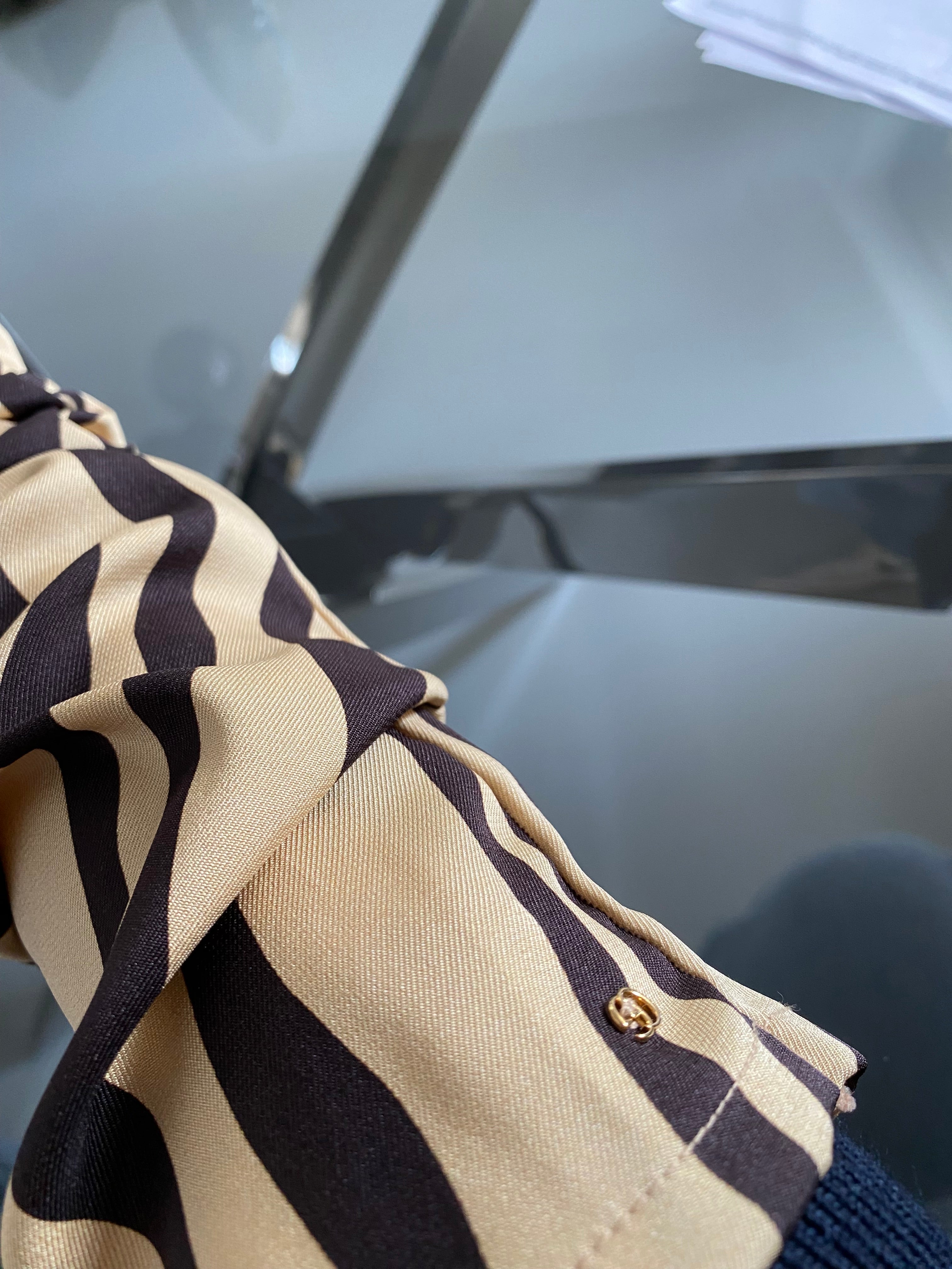 Gucci Guanti Animalier in seta