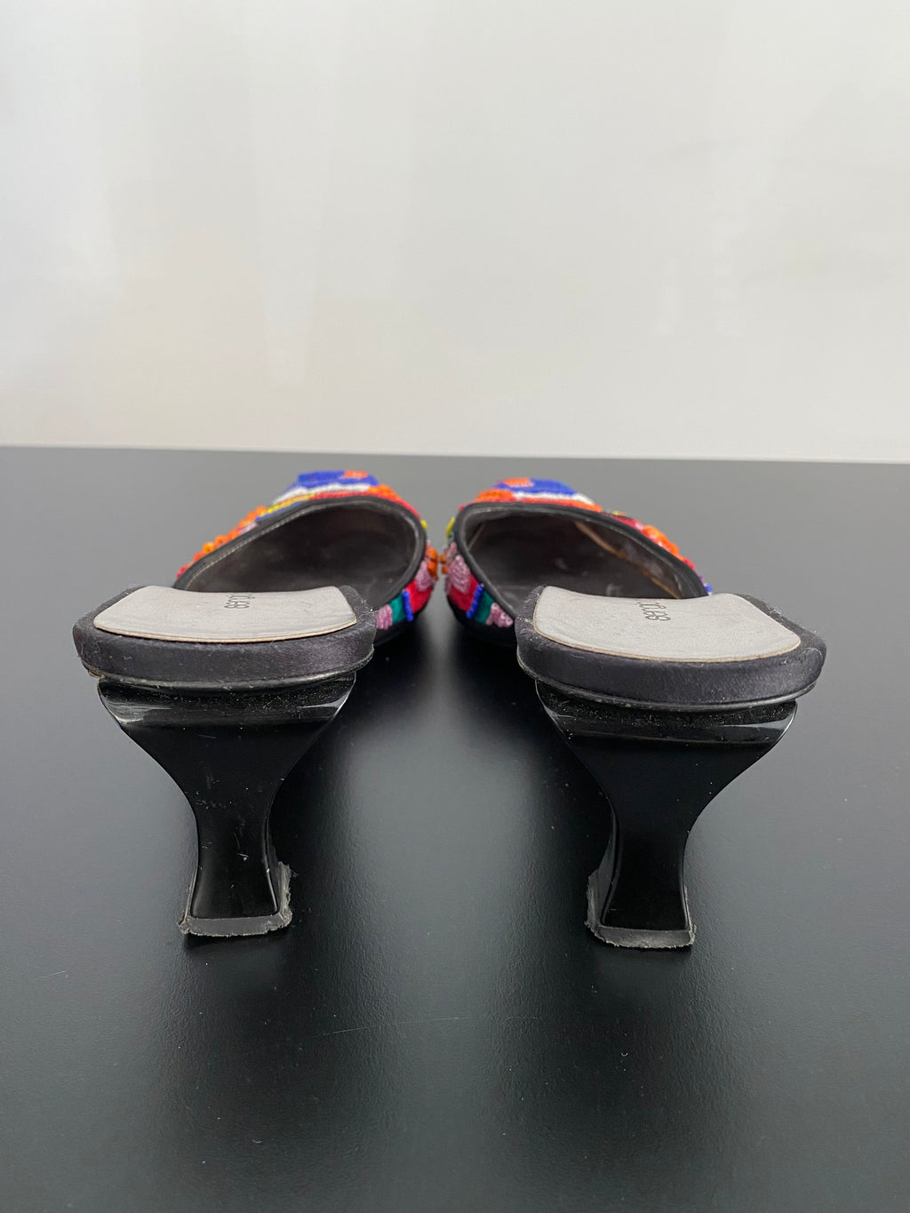 Sergio Rossi Mules Ricamate Vintage