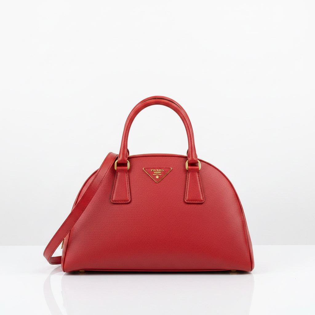 Prada Saffiano Lux  Bowler Bag
