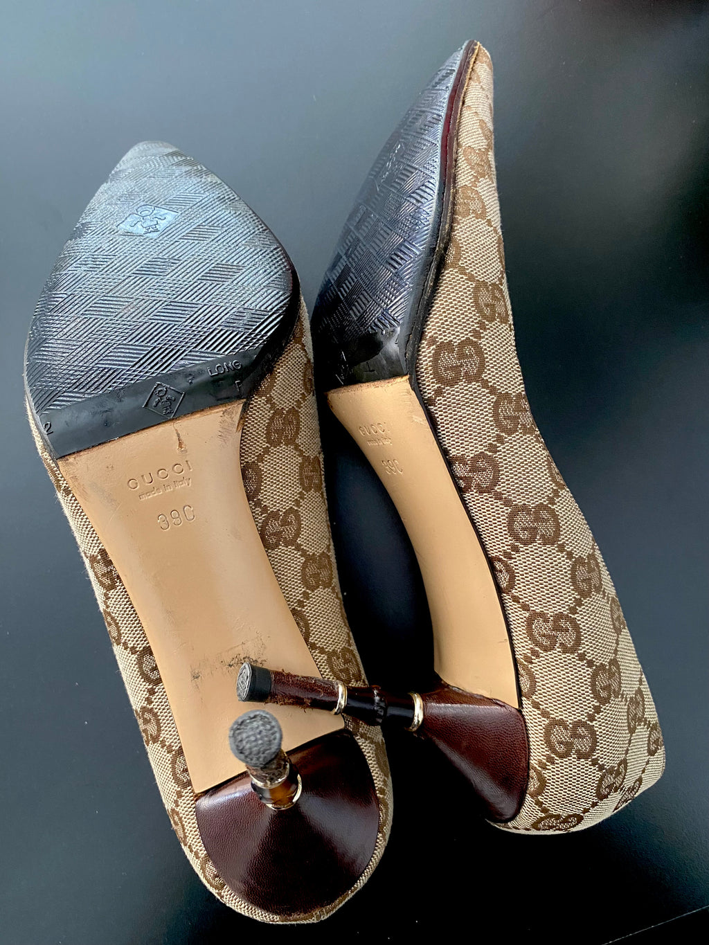 Gucci Monogram Bamboo Heels – EU 39 Era Tom Ford
