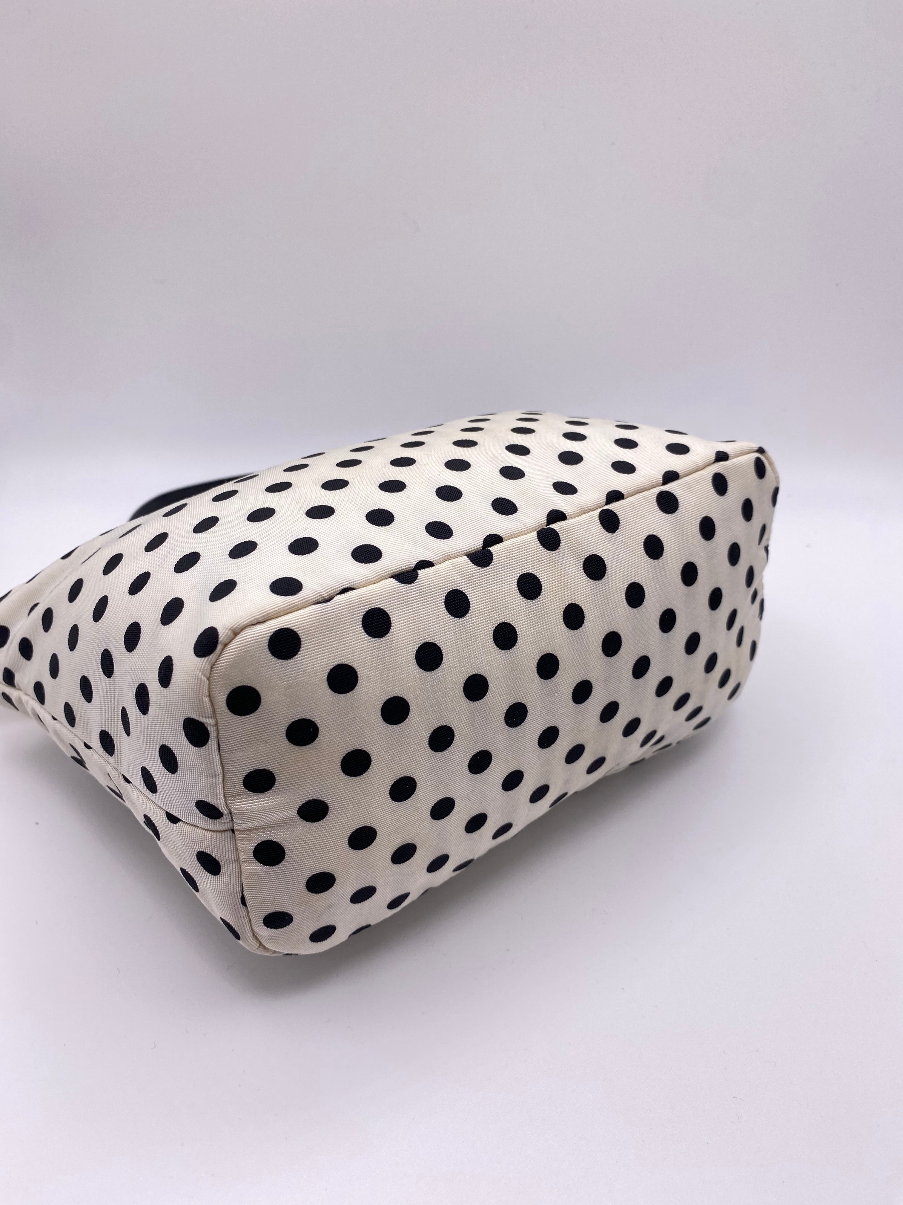 Miu miu borsa a spalla Polka Dot in nylon