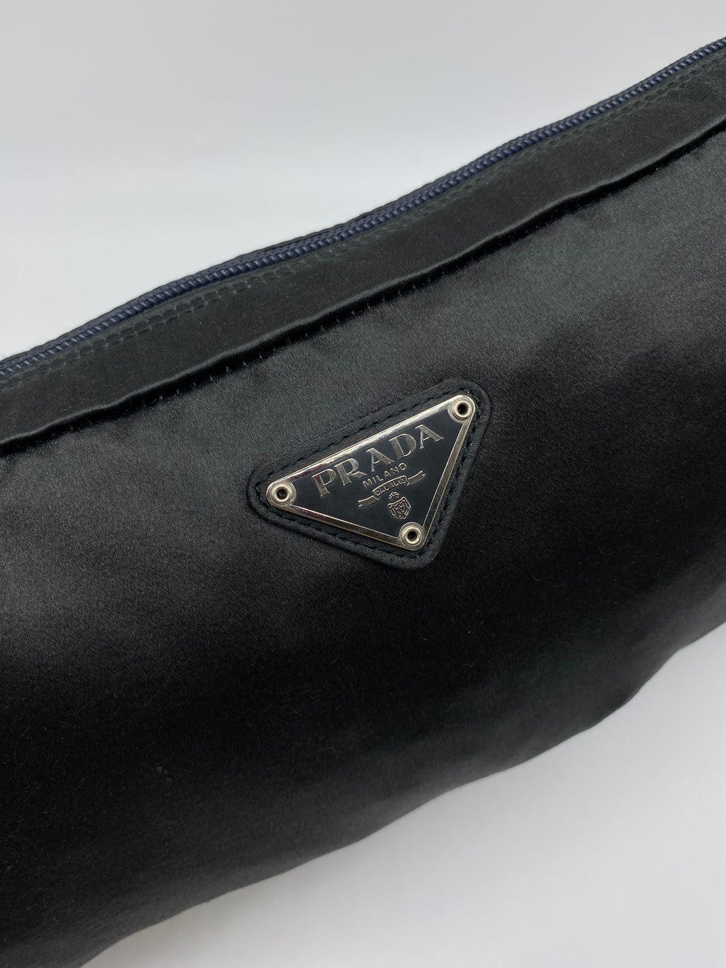 Prada Pochette Satin Nero