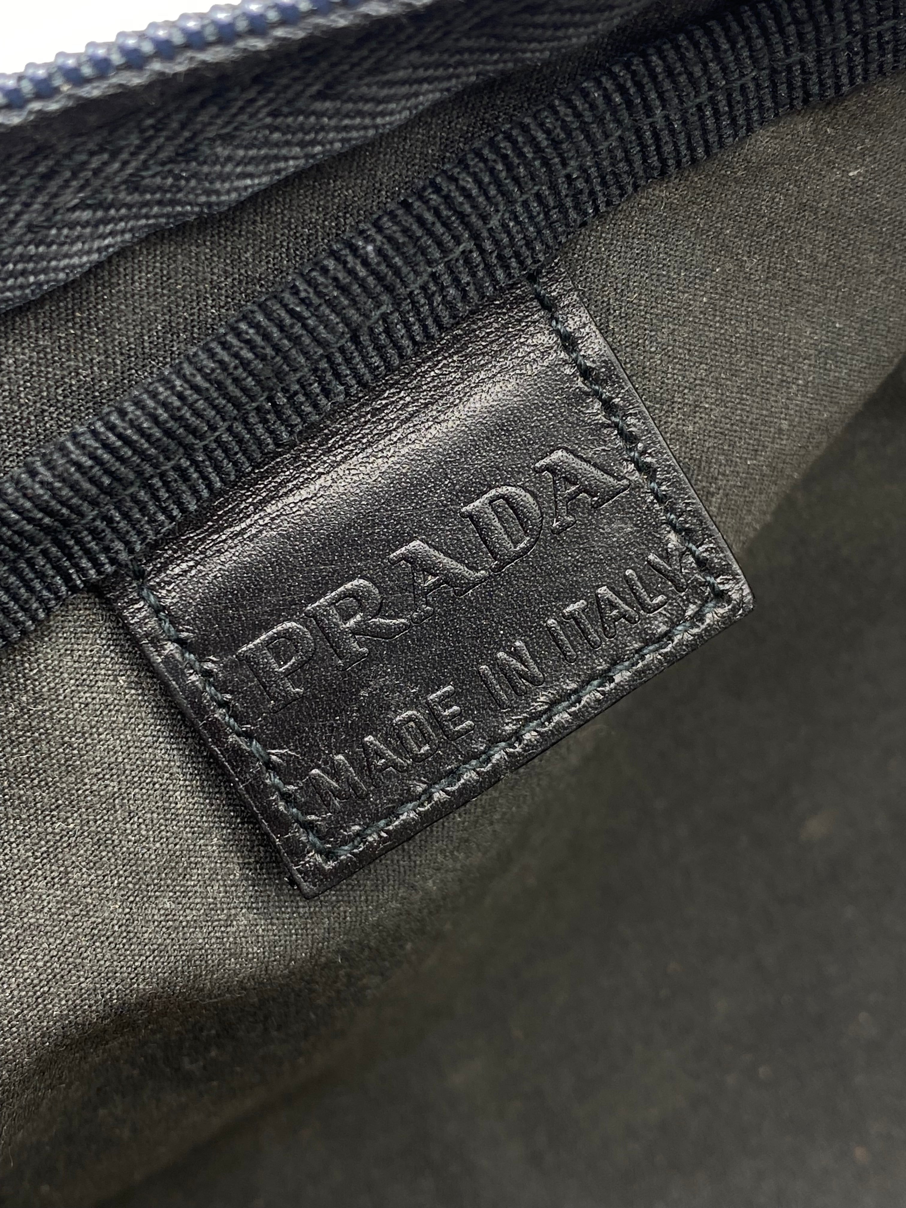 Prada Pochette Satin Nero