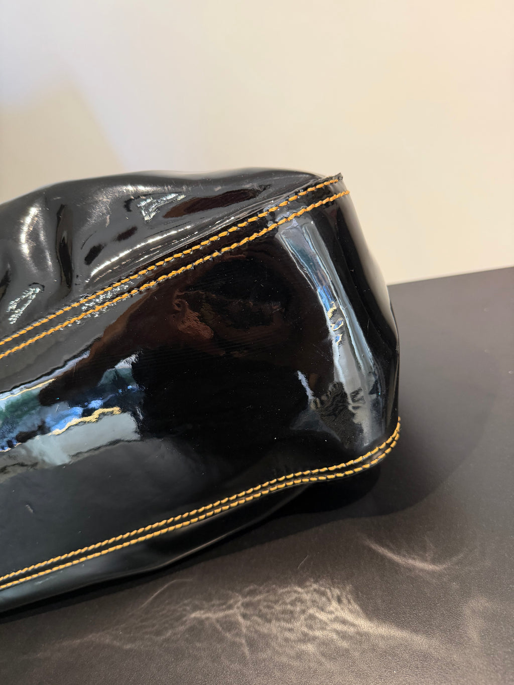 Fendi B Bag Tote – Patent Leather Black