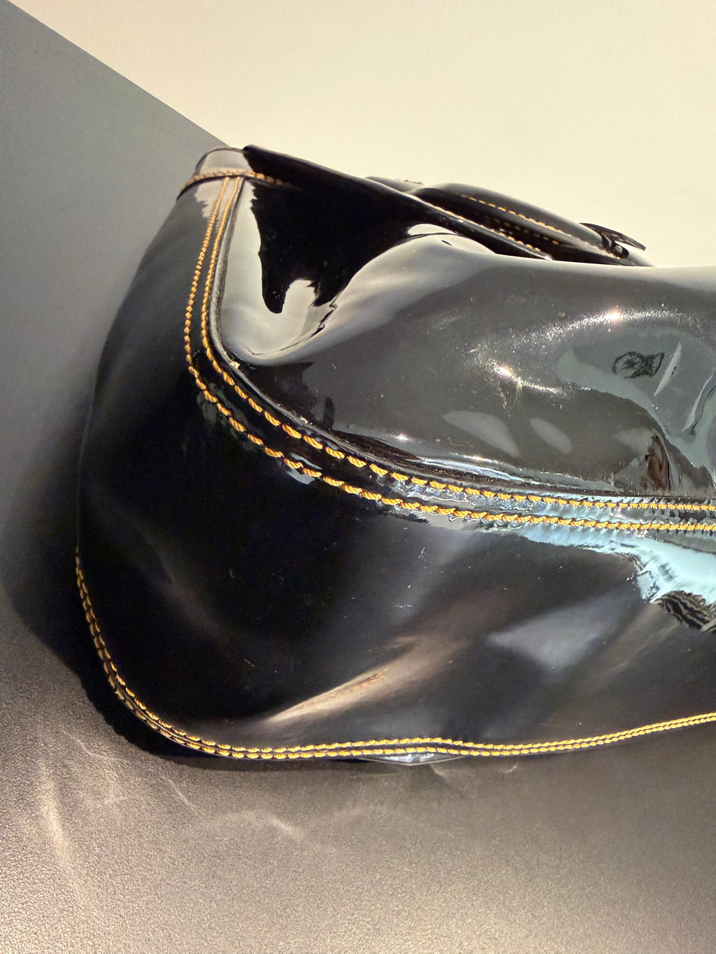 Fendi B Bag Tote – Patent Leather Black