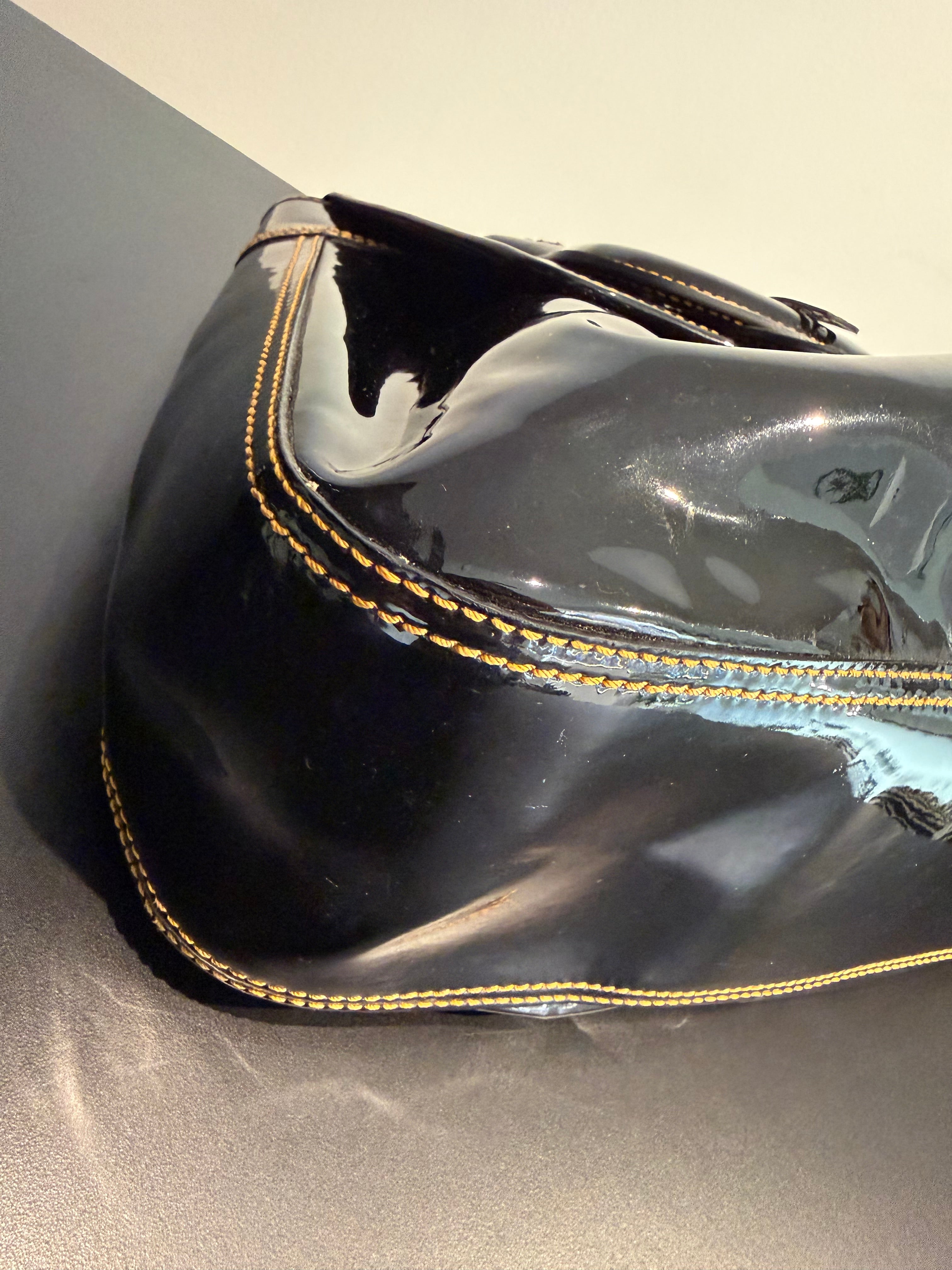 Fendi B Bag Tote – Patent Leather Black