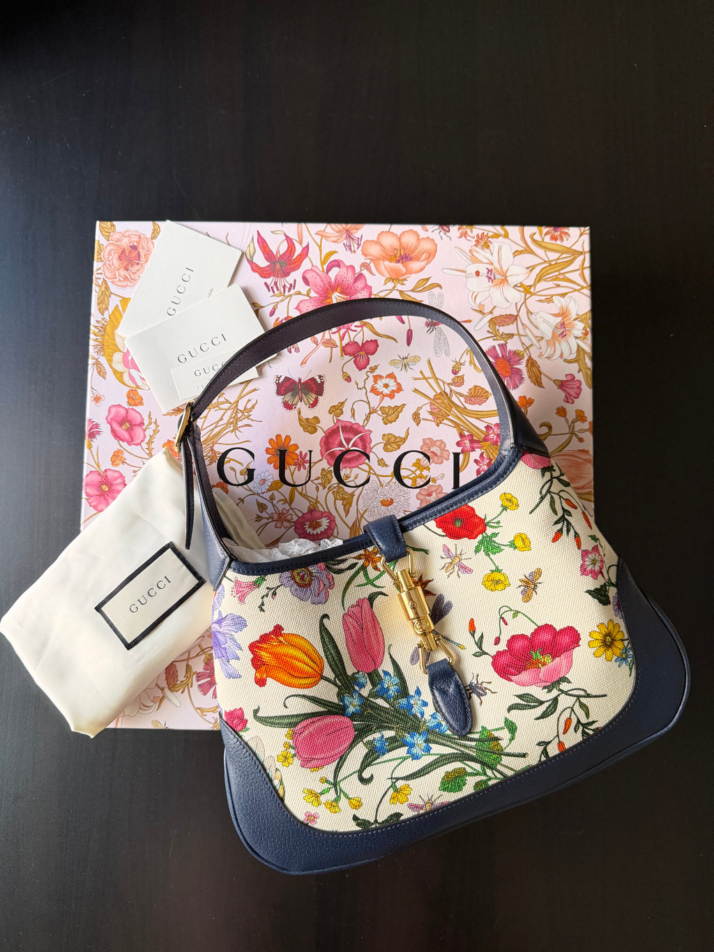 Gucci Jackie 1961 Flora – Nuova Full Set