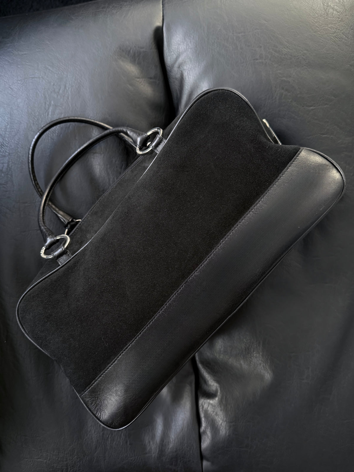 Nina Ricci vintage bowler in pelle