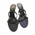 Christian Dior by John Galliano Black Satin Heels with Dior Charms 38·Ottime·Dior