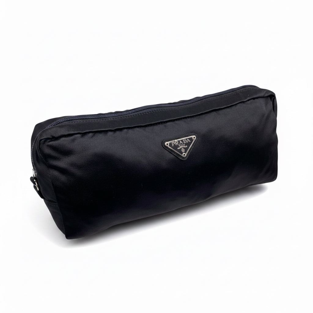 Prada Pochette Satin Nero