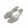 CÉLINE Vintage Minimalist Strappy Kitten Heels – Archive 90s/Y2K