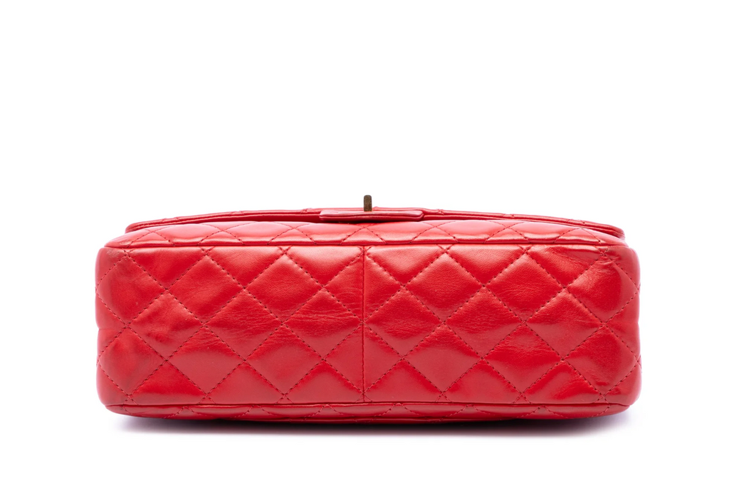 Chanel 2.55 Reissue Flap 28 in pelle di agnello rossa – 2009/2010
