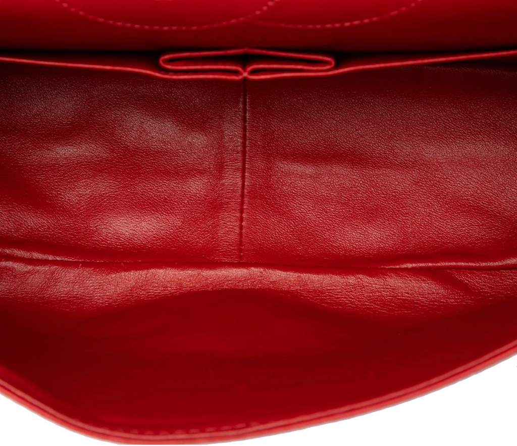 Chanel 2.55 Reissue Flap 28 in pelle di agnello rossa – 2009/2010