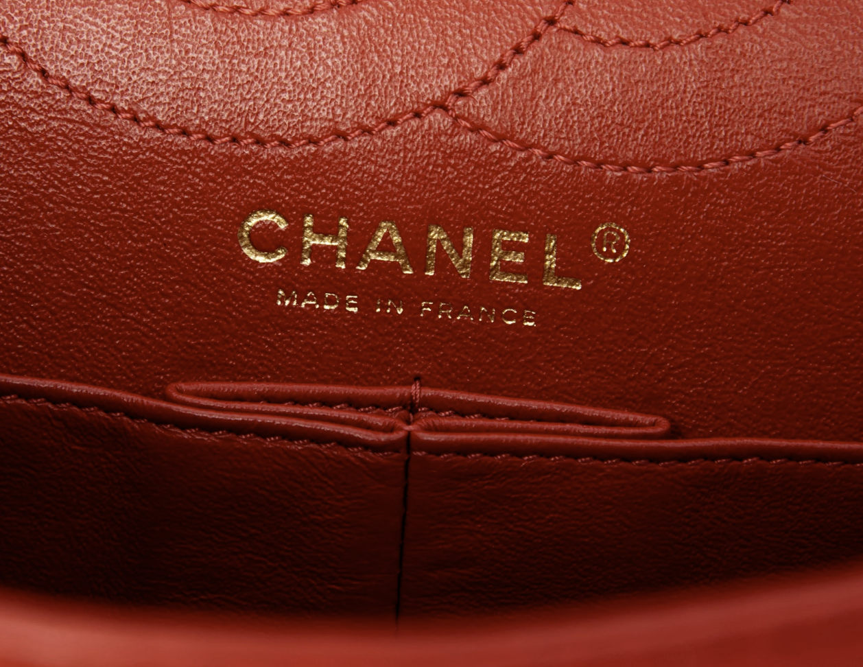 Chanel 2.55 Reissue Flap 28 in pelle di agnello rossa – 2009/2010