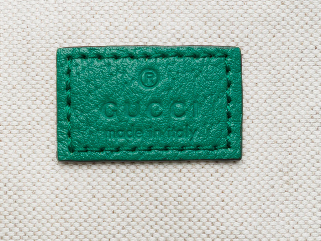 Gucci Tote Bag in pelle di vitello verde