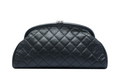 Chanel Clutch Matelassé in pelle di agnello nera – 2006/2008