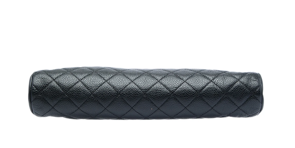 Chanel Clutch Matelassé in pelle di agnello nera – 2006/2008