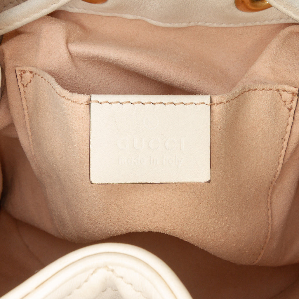 Gucci GG Marmont Bucket Bag in Pelle Matelassé